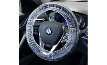 24" Disposable Plastic Steering Wheel Covers (Case of 500)